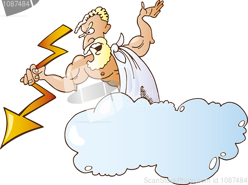 Image of Greek God Zeus