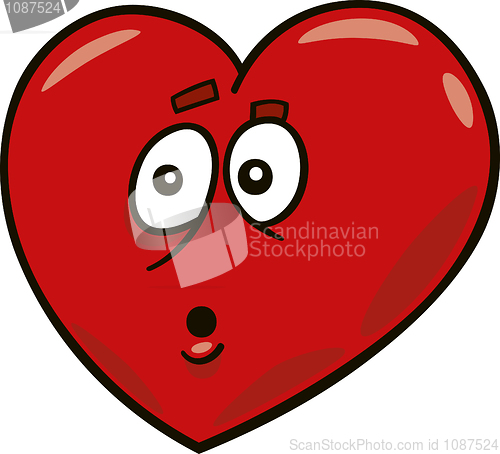 Image of startled heart