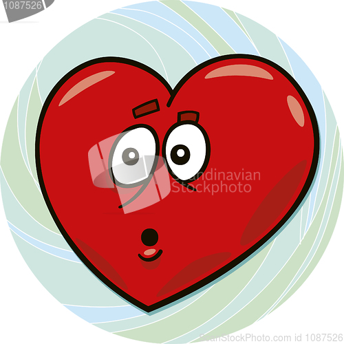 Image of startled heart