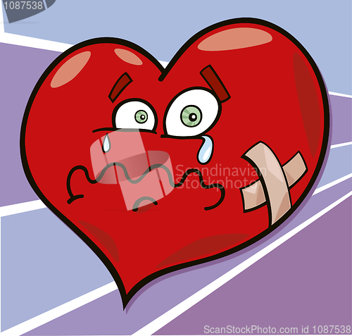 Image of broken heart