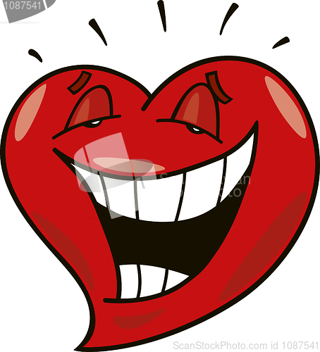 Image of laughing heart