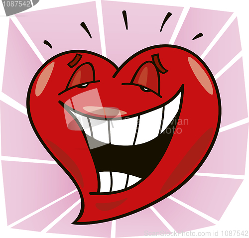 Image of laughing heart