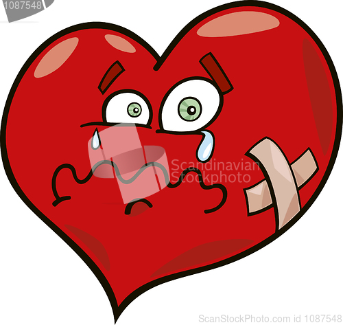 Image of broken heart