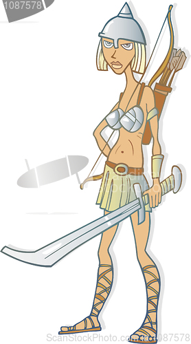 Image of Warrior woman