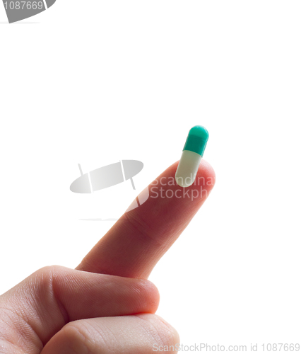 Image of Hand With Pill