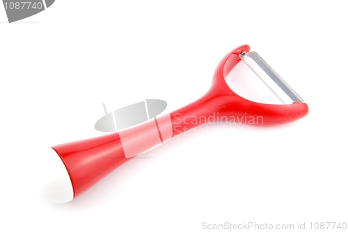 Image of Red peeler on white