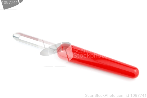 Image of Red peeler on white