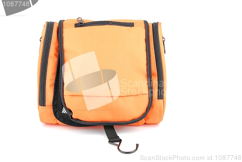 Image of Orange toiletry bag