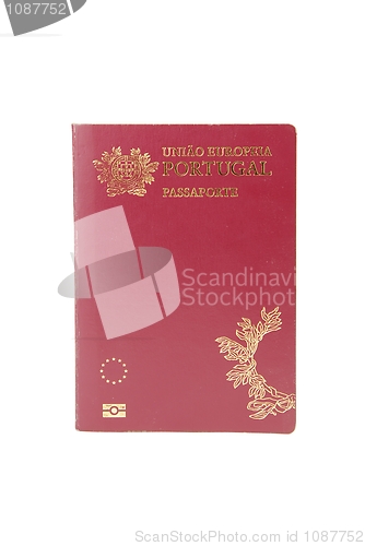 Image of Portuguese Electronic Passport (PEP) on white