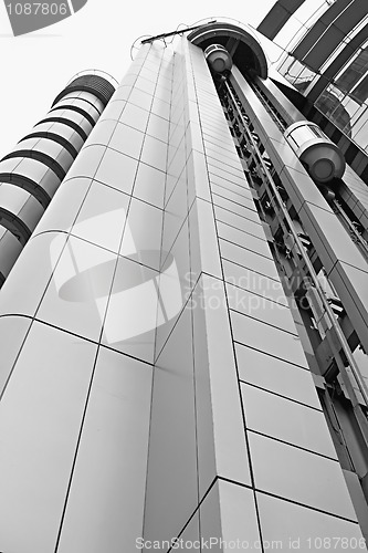 Image of Architectural Exterior Detail of Industrial Building Perspective