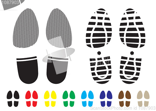 Image of shoe pattern