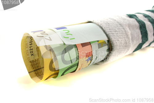 Image of money sock