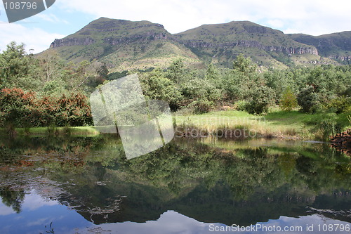 Image of Mountain Reflected