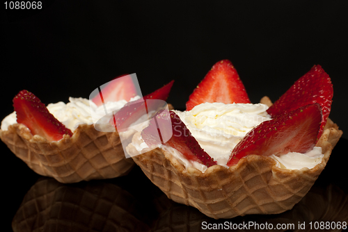 Image of Strawberry tartlets