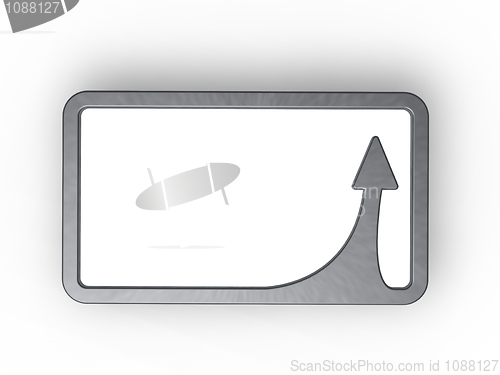 Image of frame border with arrow