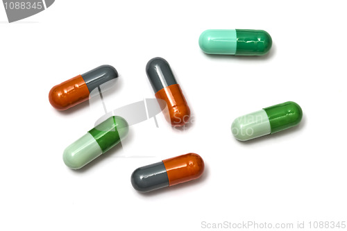 Image of colorful capsules