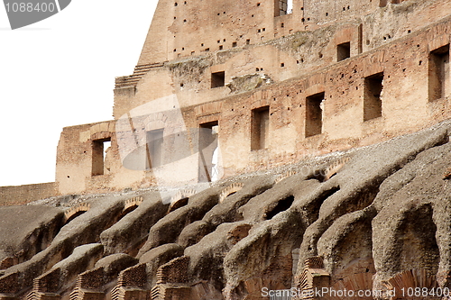 Image of  Wide plan of the inside of the Coliseum in Rome