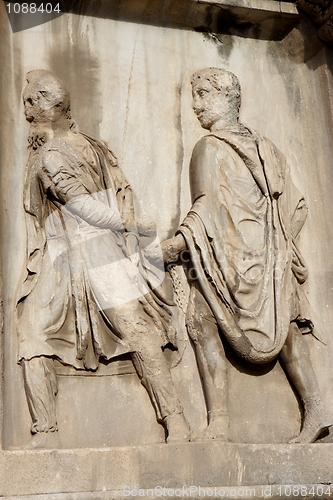 Image of Bas relief of the triumphal arch of Septime Sévère