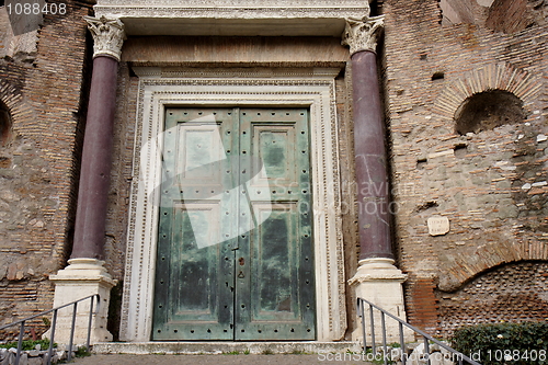 Image of  Romulus temple in Rome