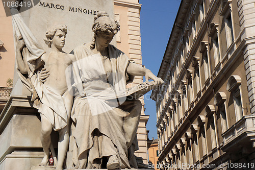 Image of Marco Minghetti monument