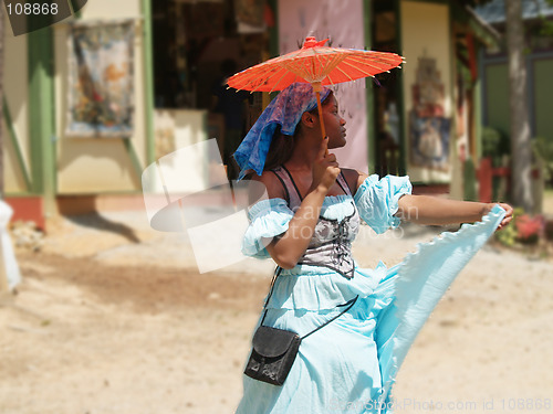 Image of Girl dancing in Kenya