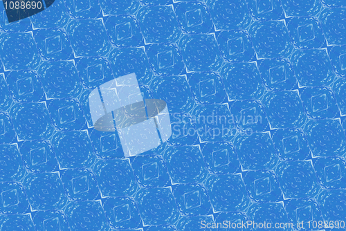 Image of Blue abstract kaleidoscope background.