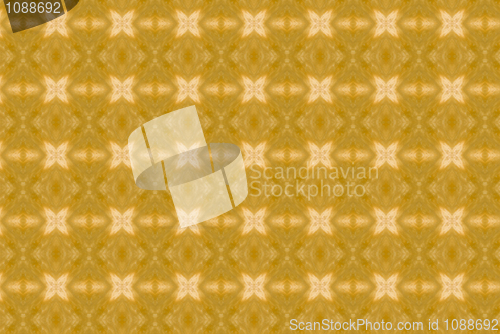 Image of Yellow abstract kaleidoscope background