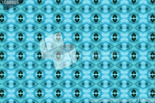 Image of Blue abstract kaleidoscope background