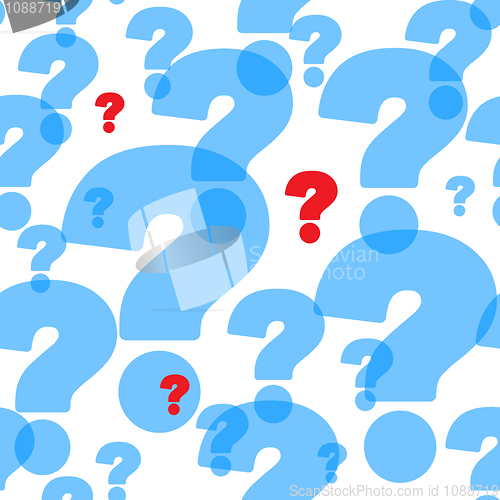 Image of Abstract background with question marks