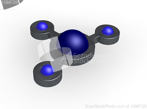 Image of molecule abstract