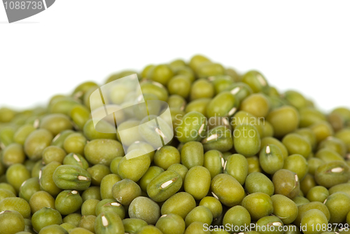 Image of Pile of green mung beans