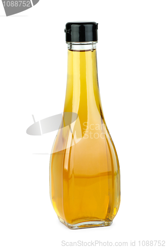 Image of Glass bottle with apple vinegar
