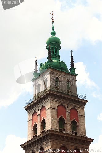 Image of Belltower in Lviv, Ukraine