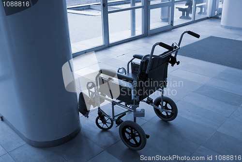 Image of Empty wheelchair