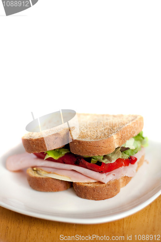 Image of Ham and Cheese Sandwich