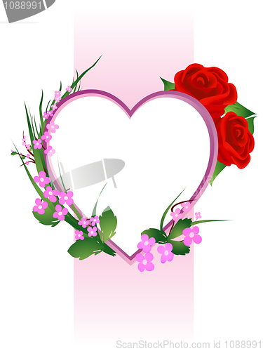 Image of Valentines Day floral composition