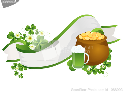 Image of St. Patrick's Day ribbon