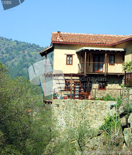 Image of High in the sky. Kakopetria. Cyprus