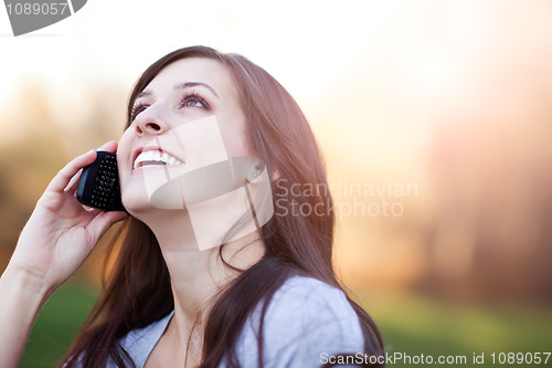 Image of Woman on the phone