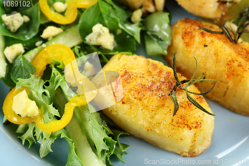 Image of Baked Potato With Rosemary