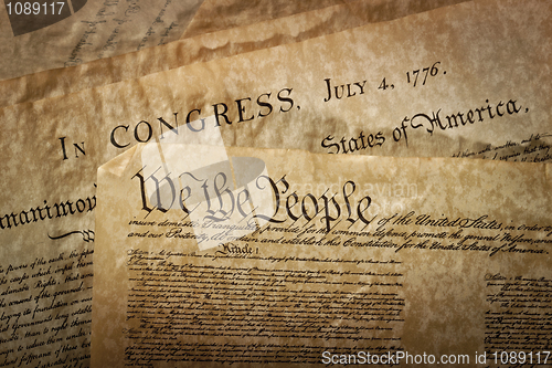 Image of Close-up of the U.S. Constitution