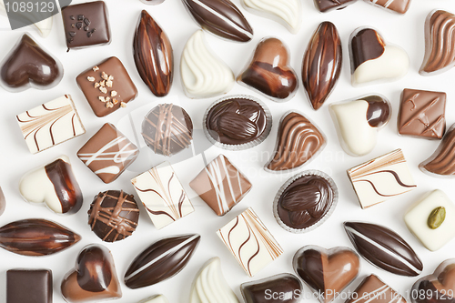 Image of Chocolate on white background