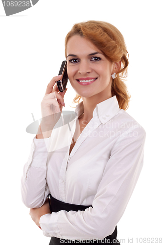 Image of  woman calling by phone 