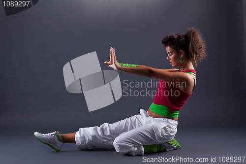Image of modern style dancer posing 