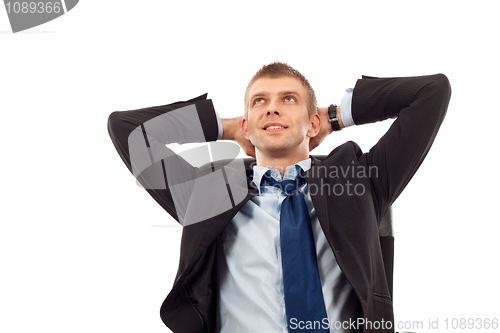 Image of Relaxed business man