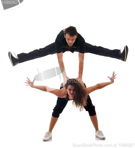 Image of picture of two modern dancers