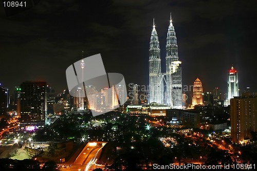 Image of Kuala Lumpur City Night Scene