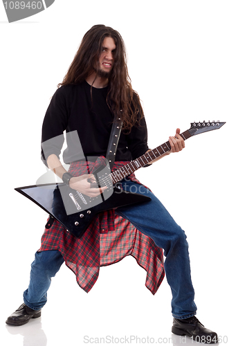 Image of heavy metal guitarist