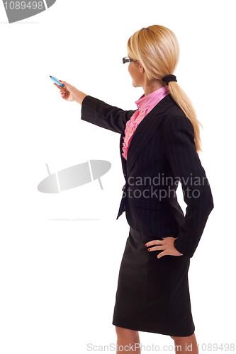 Image of Business woman with marker