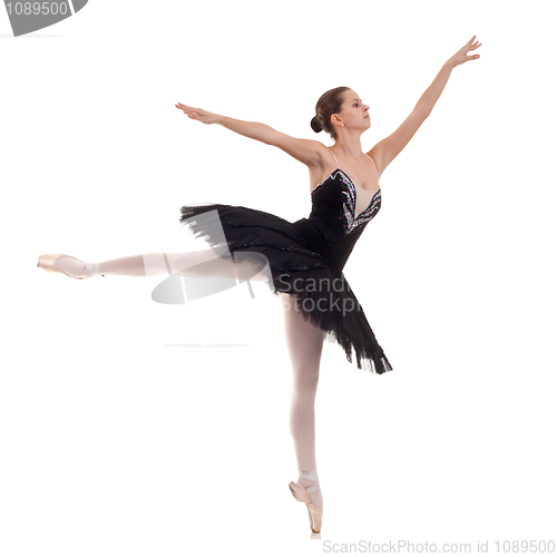 Image of ballerina wearing black tutu